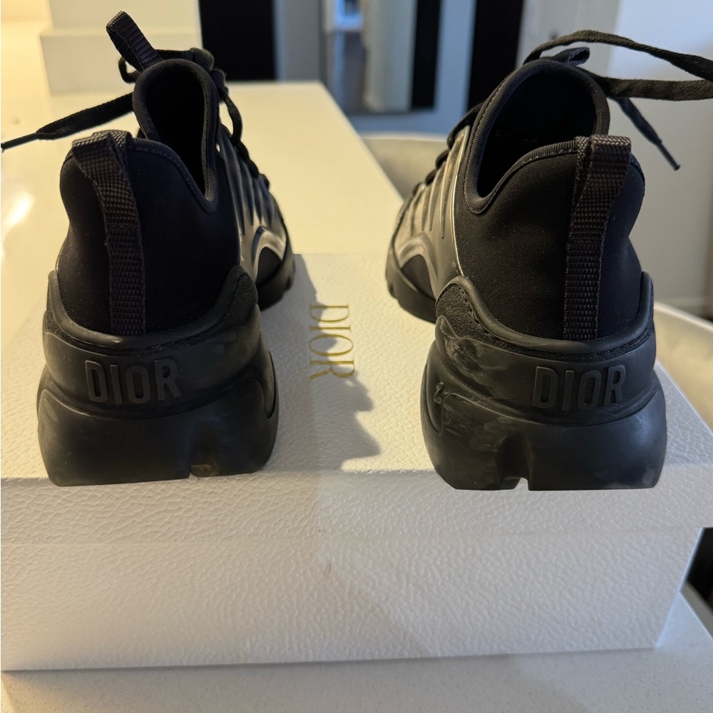 Dior Black High-Top Sneakers with Rugged Sole - Picture 3 of 5